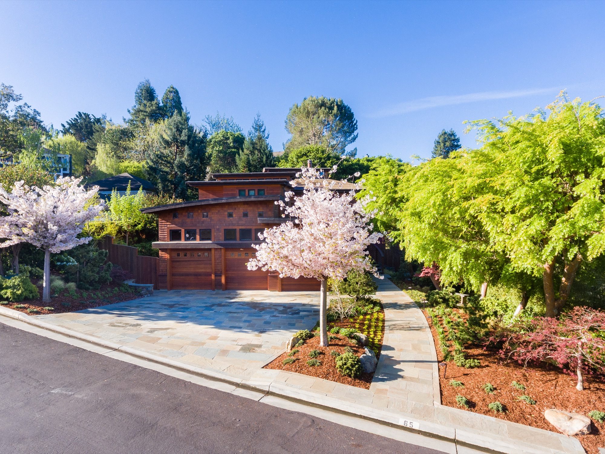 Reed Ranch garden in Tiburon by Monarch Gardens, photo 1 of 32
